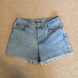 Topshop Ashley Denim Shorts